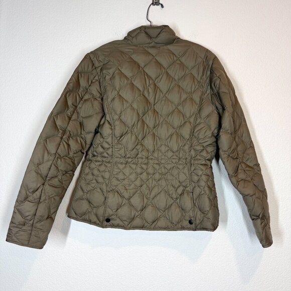 Eddie Bauer Goose Down Puffer Jacket Large Brown Quilted Outdoor Gorpcore - Picture 2 of 9